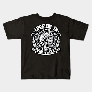 "Reel Adventure: Respect the Thrill of the Catch" Kids T-Shirt